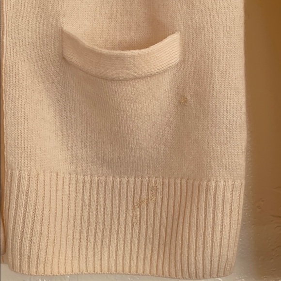 J. Crew 100% Cashmere Cardigan in Cream - Picture 9 of 11